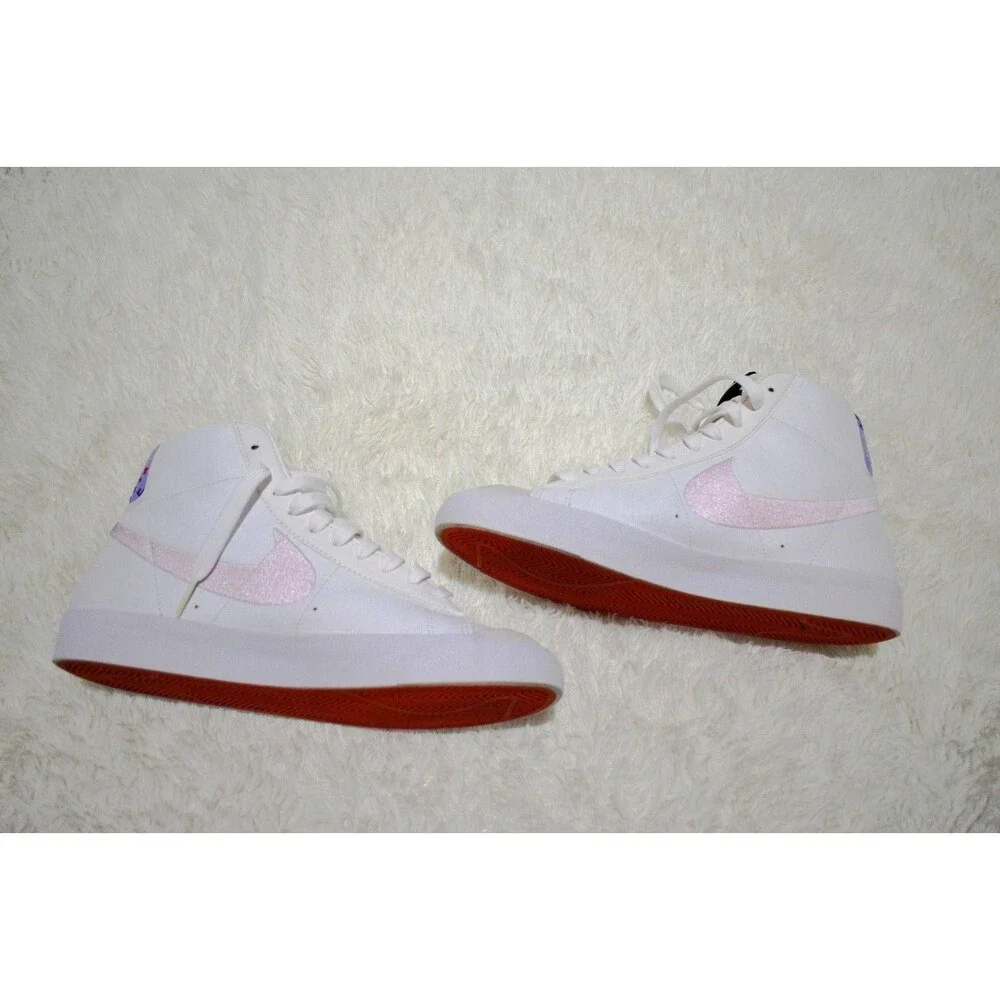Nike Blazer Mid ’77 Vintage White Leather & Double Swoosh (DJ0265-100) - Size 7Y